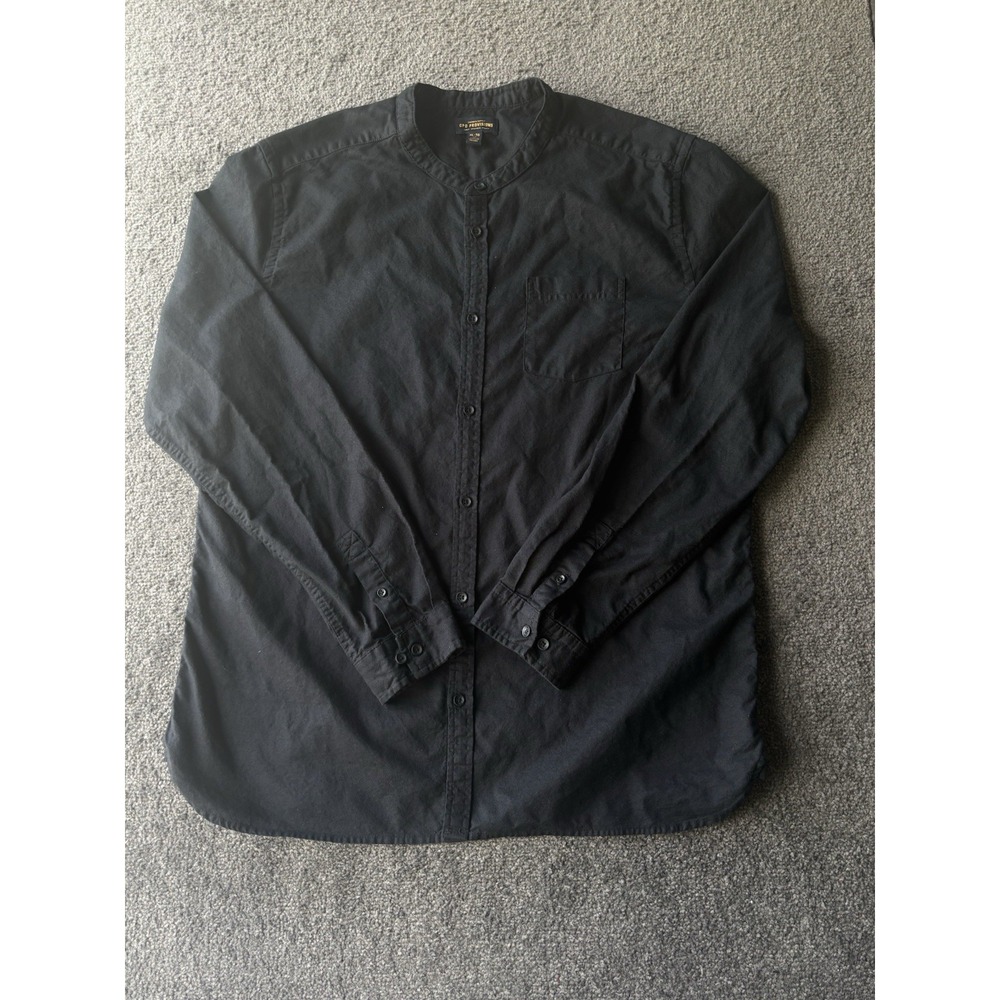 Urban Outfitters CPO Provisions Mens Long Sleeve Button Up Shirt Utility Size XL